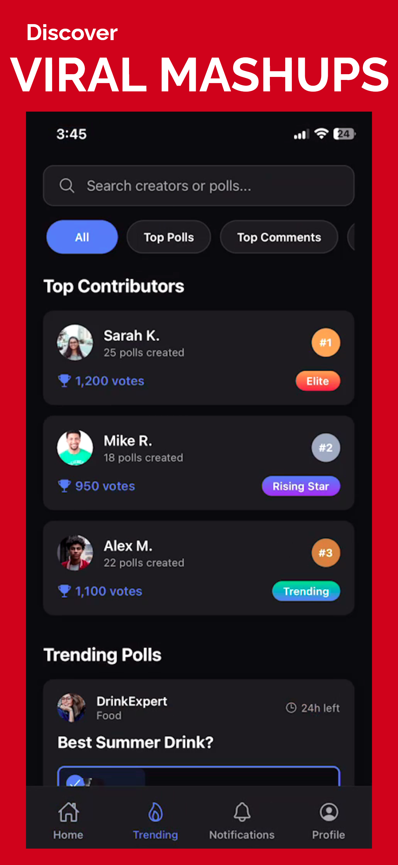 Discover Viral Mashups